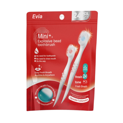 24-Pack EVIA Mini ToothBrush