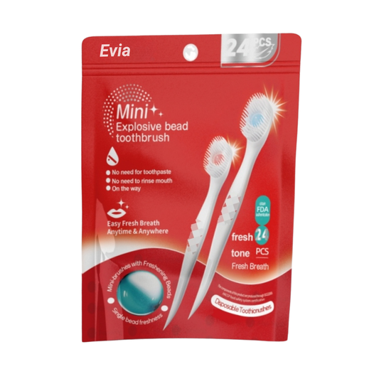 24-Pack EVIA Mini ToothBrush
