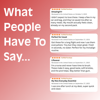 24-Pack EVIA Mini ToothBrush