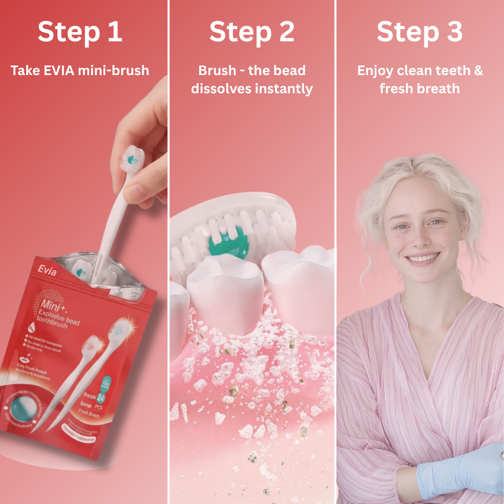 24-Pack EVIA Mini ToothBrush